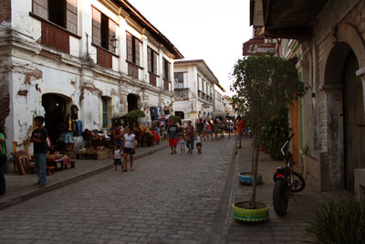 Calle Crisologo in Vigan, Ilocos Sur