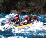 Water rafting in the Philippines